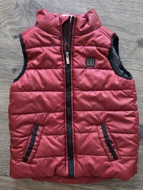 Calvin Klein Baby Red Puffer Vest